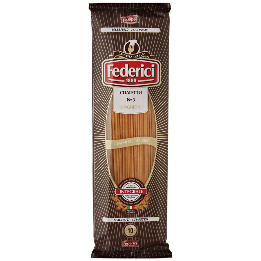 Спагетти Federici Spaghetti Integrali цельнозерновые 400 г хлебцы ржаные цельнозерновые wasa 275 гр