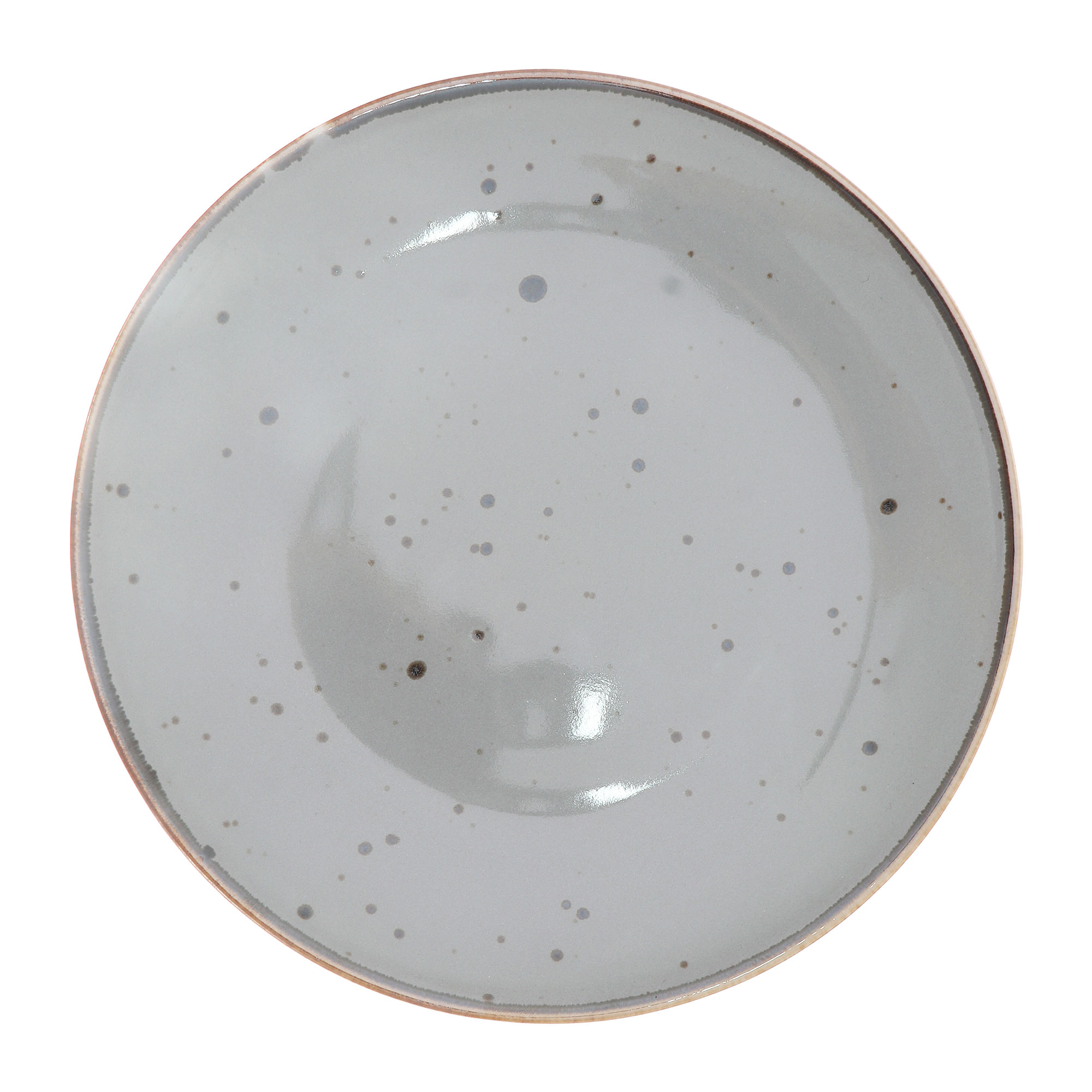 цена Тарелка Porcelana Bogucice Alumina grey 22 см