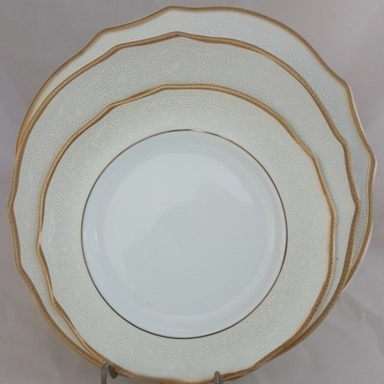 Набор тарелок Porcelana Bogucice Madera 6 персон 18 предметов чашка с блюдцем porcelana bogucice river white 250 мл 14 см
