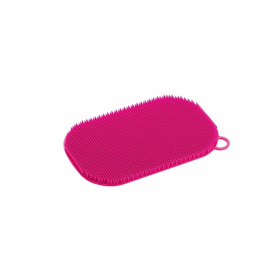 Силиконовая губка Kuchenprofi розовая 13 см, цвет розовый - фото 1