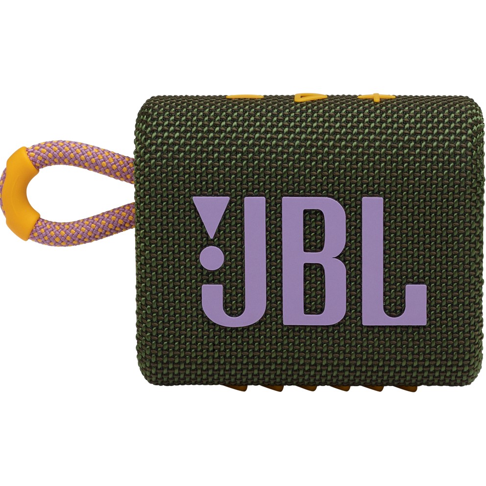 акустическая система jbl портативные акустические системы go3 black Портативная акустика JBL GO 3 Green (JBLGO3GRN)