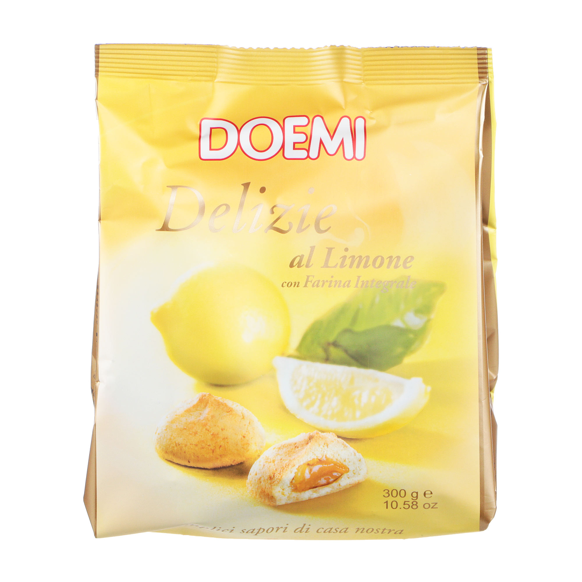Печенье DOEMI Delights с лимонным кремом, 300 г печенье сэндвич ulker в шоколаде с кремом шелковицы