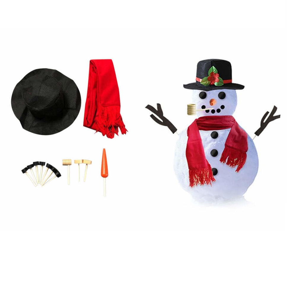 Toys 13. Набор Снеговик. Вещи для снеговиков. Аксессуары для снеговика. Игровой набор «Снеговик».