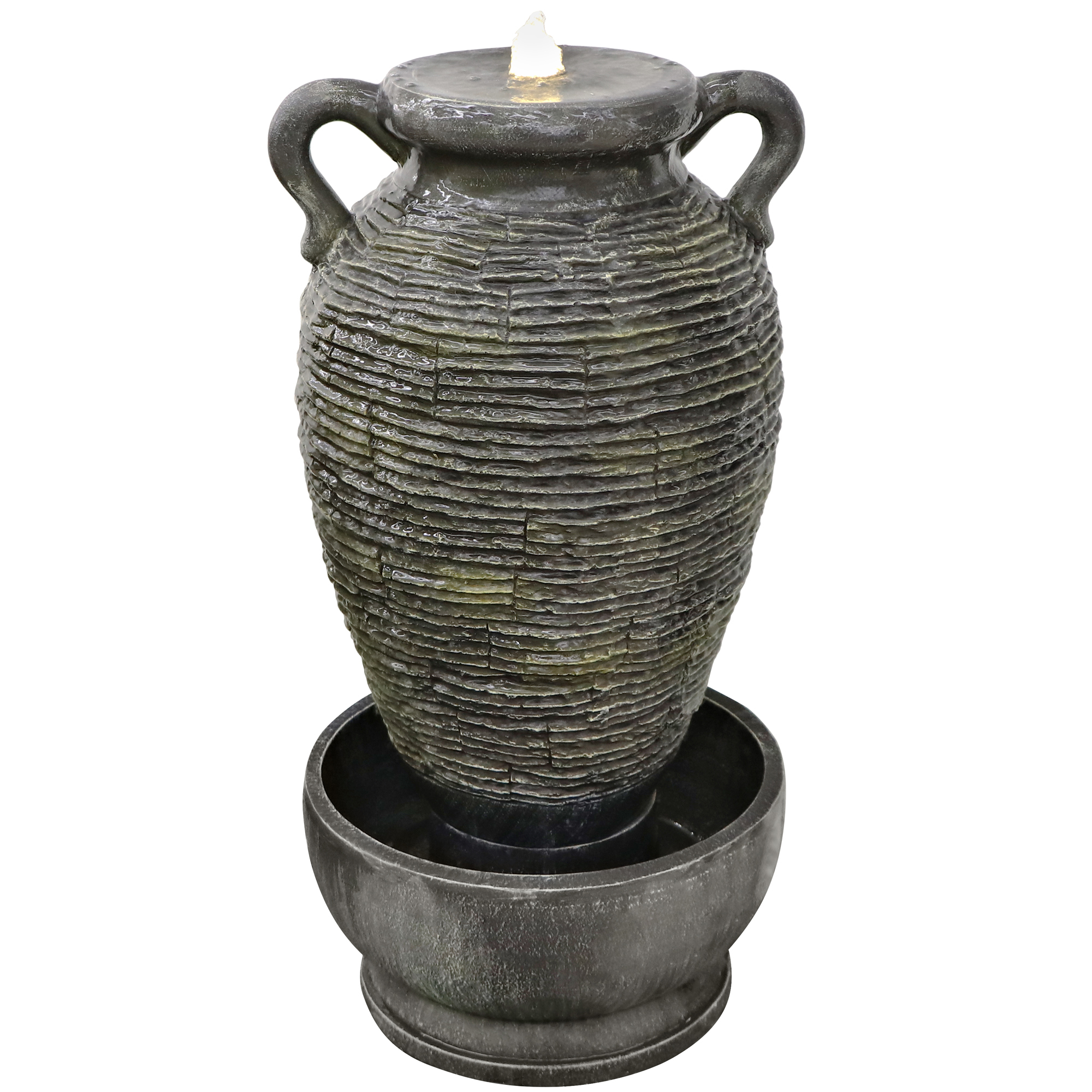Фонтан ваза Haomei Fountain с подсветкой 38,5x37x72,5 см тандыр tandyrpech стихия тандыр стихия 1