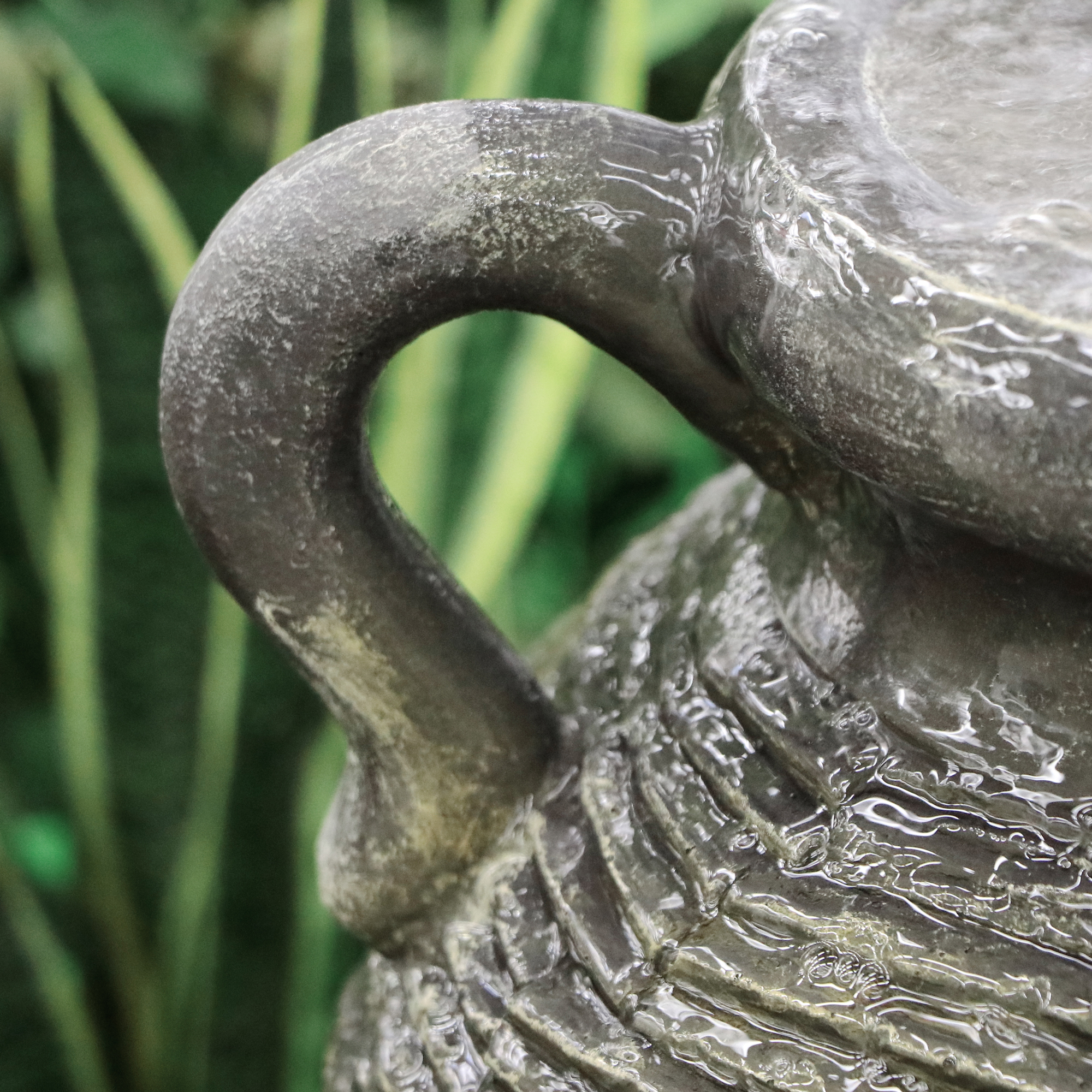 Фонтан ваза Haomei Fountain с подсветкой 38,5x37x72,5 см, цвет серый - фото 5