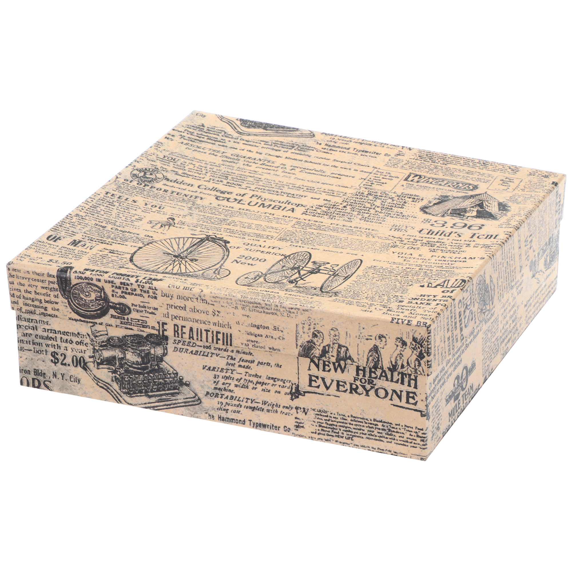 Картонная коробка Grand Gift в ассортименте 25х25х7 см коробка картонная grand gift моно прямоугольная 22x14x8 5 см в ассортименте