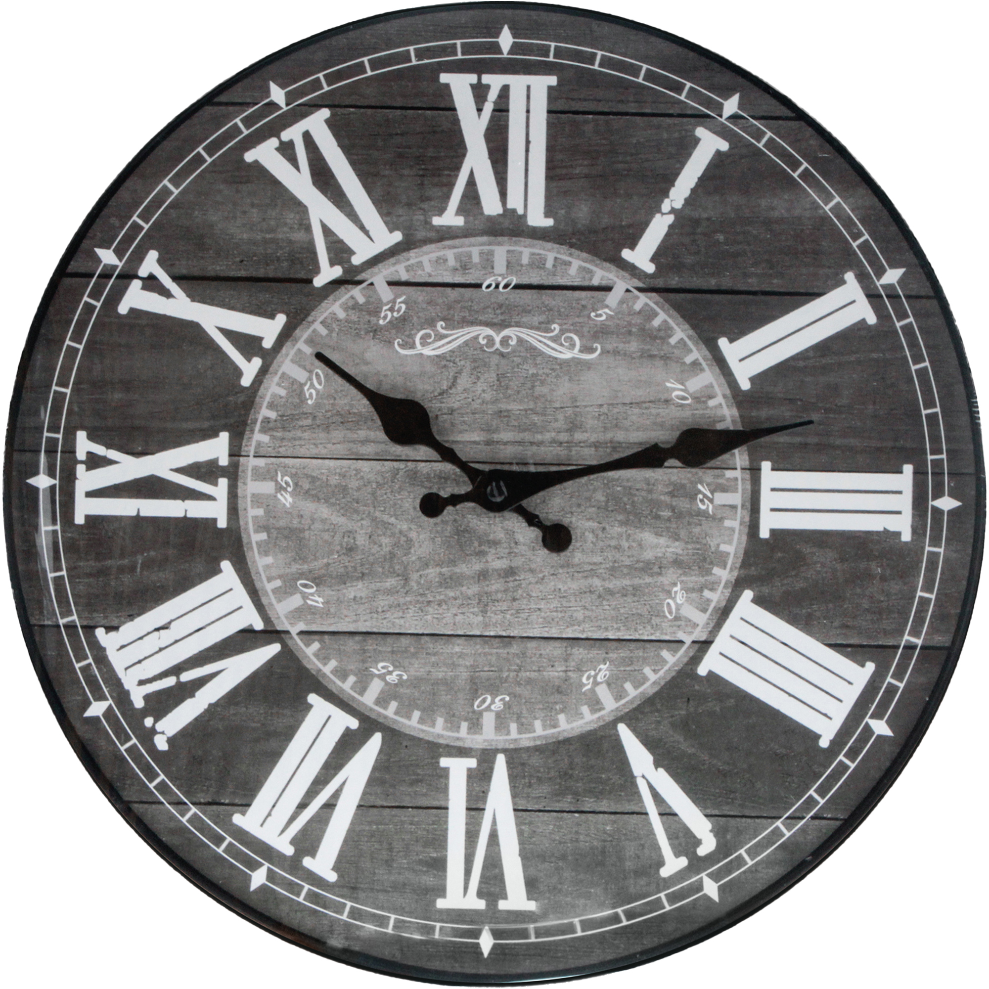 Часы настенные Kanglijia Clock серые 35,5х35,5х3,5 см часы настенные troyka 11170113 круг белые серебристая рамка 29х29х3 5 см