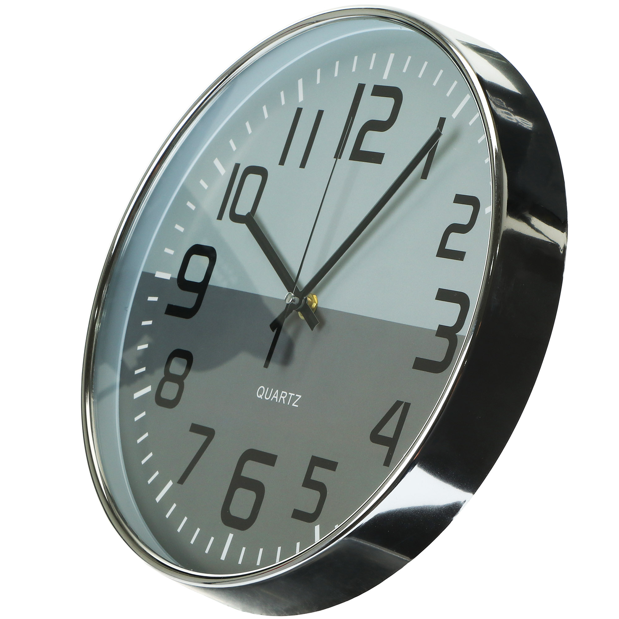 Часы настенные Kanglijia Clock серебряные 30,5х4,3х30,5 см Вид№2