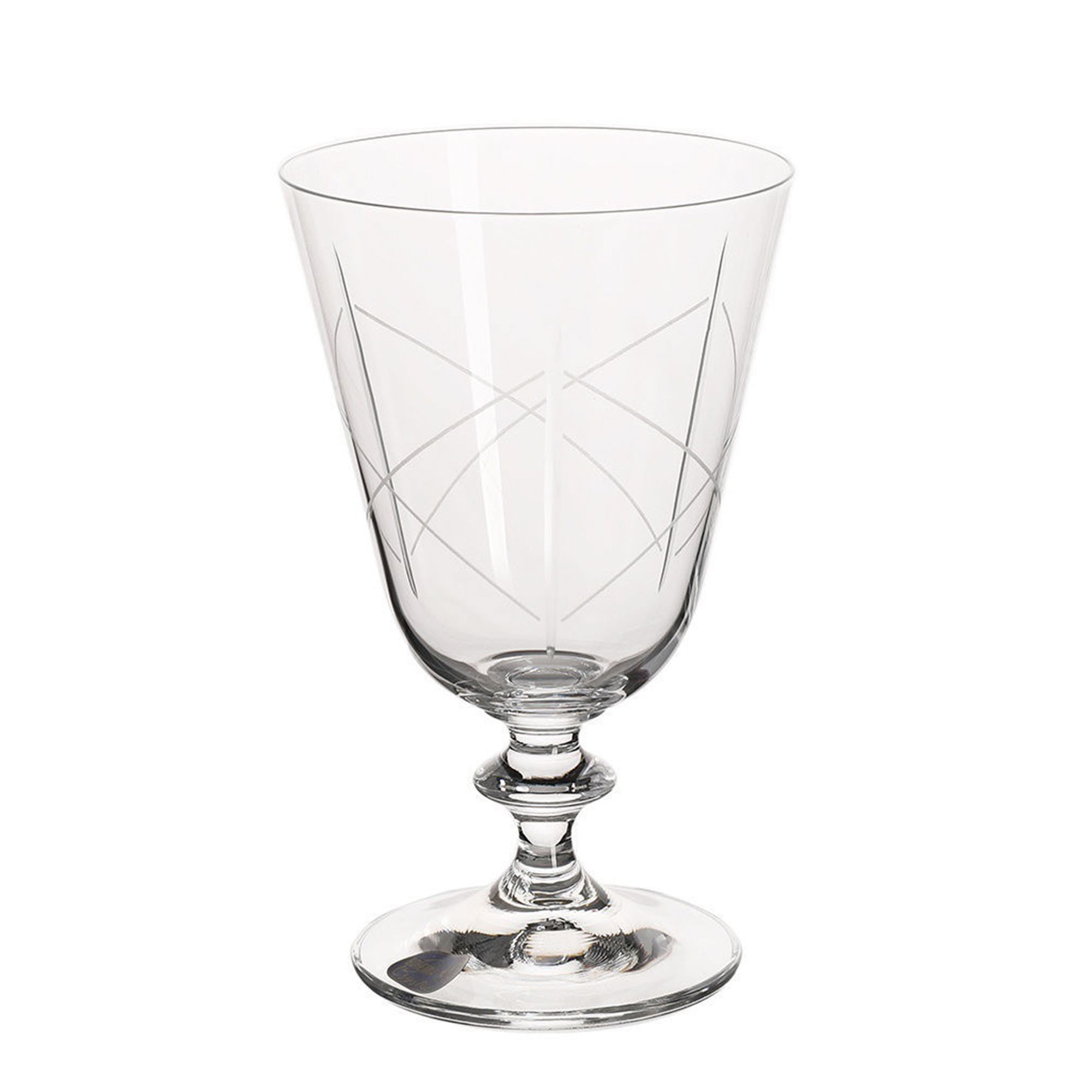 Набор бокалов для вина Белла 350 мл 6 шт, цвет прозрачный,  серебряный - фото 1