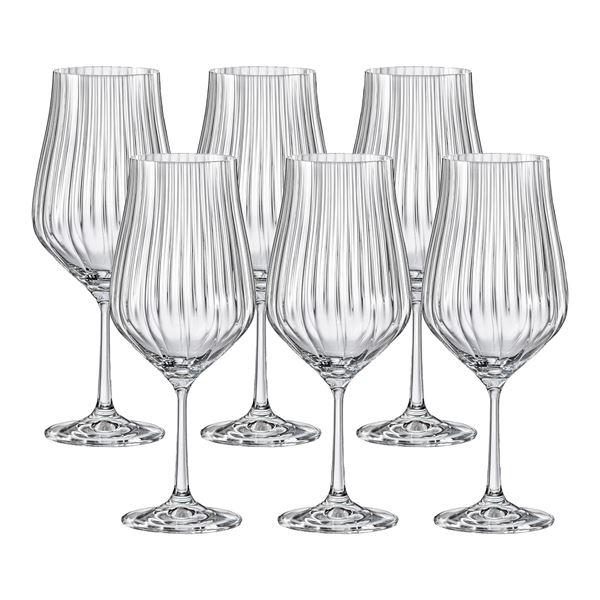 Набор бокалов для вина Тулипа оптик 550 мл 6 шт, цвет прозрачный - фото 1