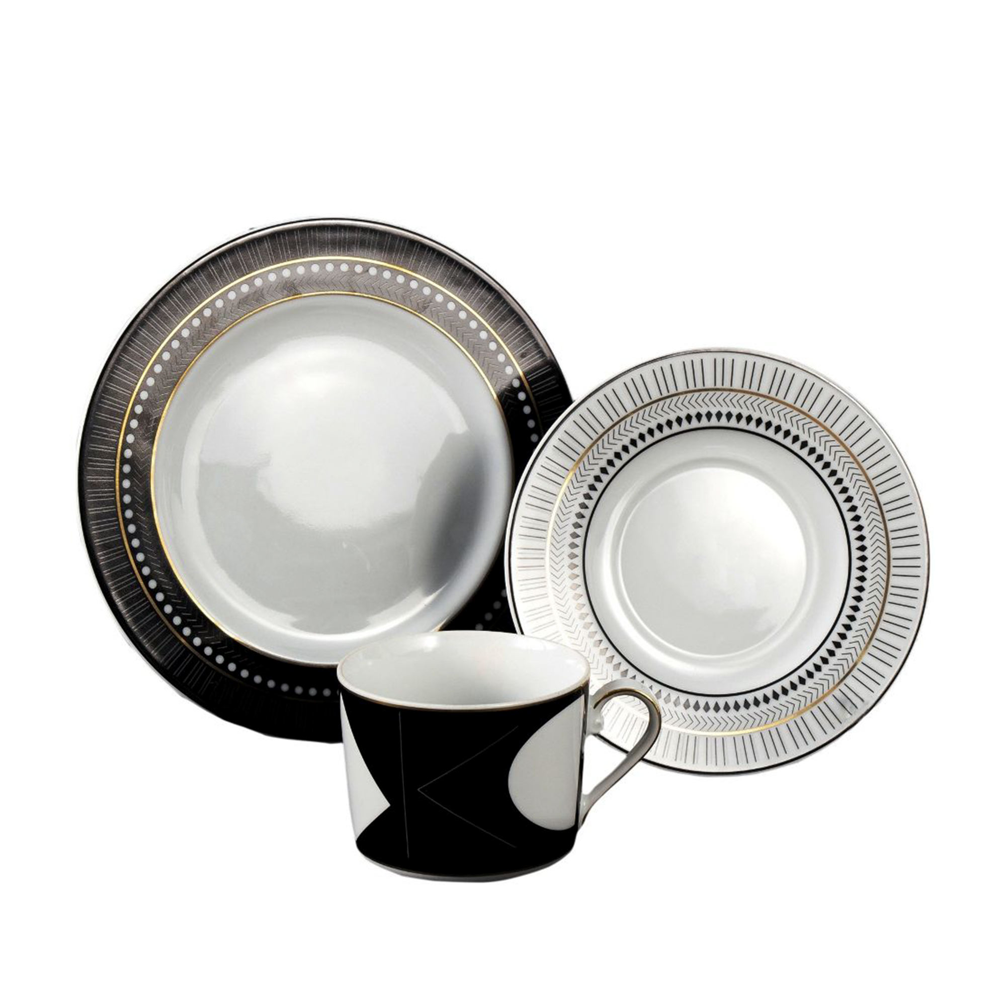 Чайная пара Cmielow Art Deco 250 мл с тарелками G842 пара чайная cmielow rococo 220 мл 15 7 см