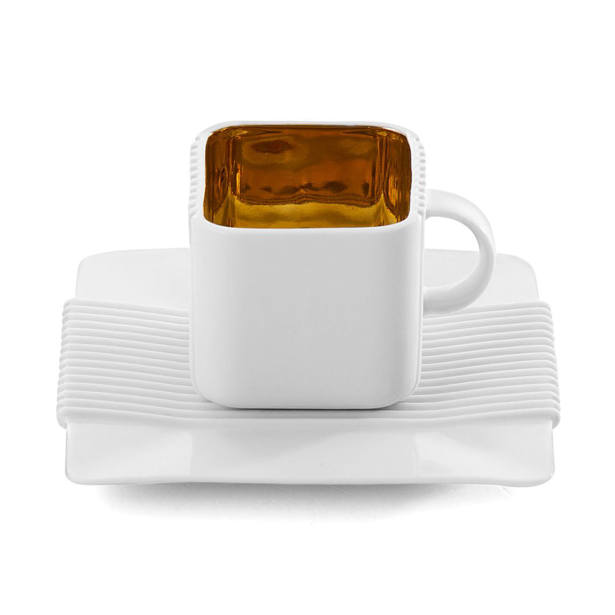 Кофейная пара Cmielow System 100 мл белый/золотой кофейная пара 100 мл 1 шт leander сабина шапито 158922