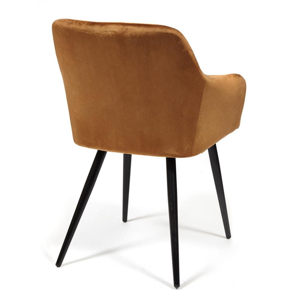 Кресло TC коричневое 56х60х82 см, цвет черный - фото 5