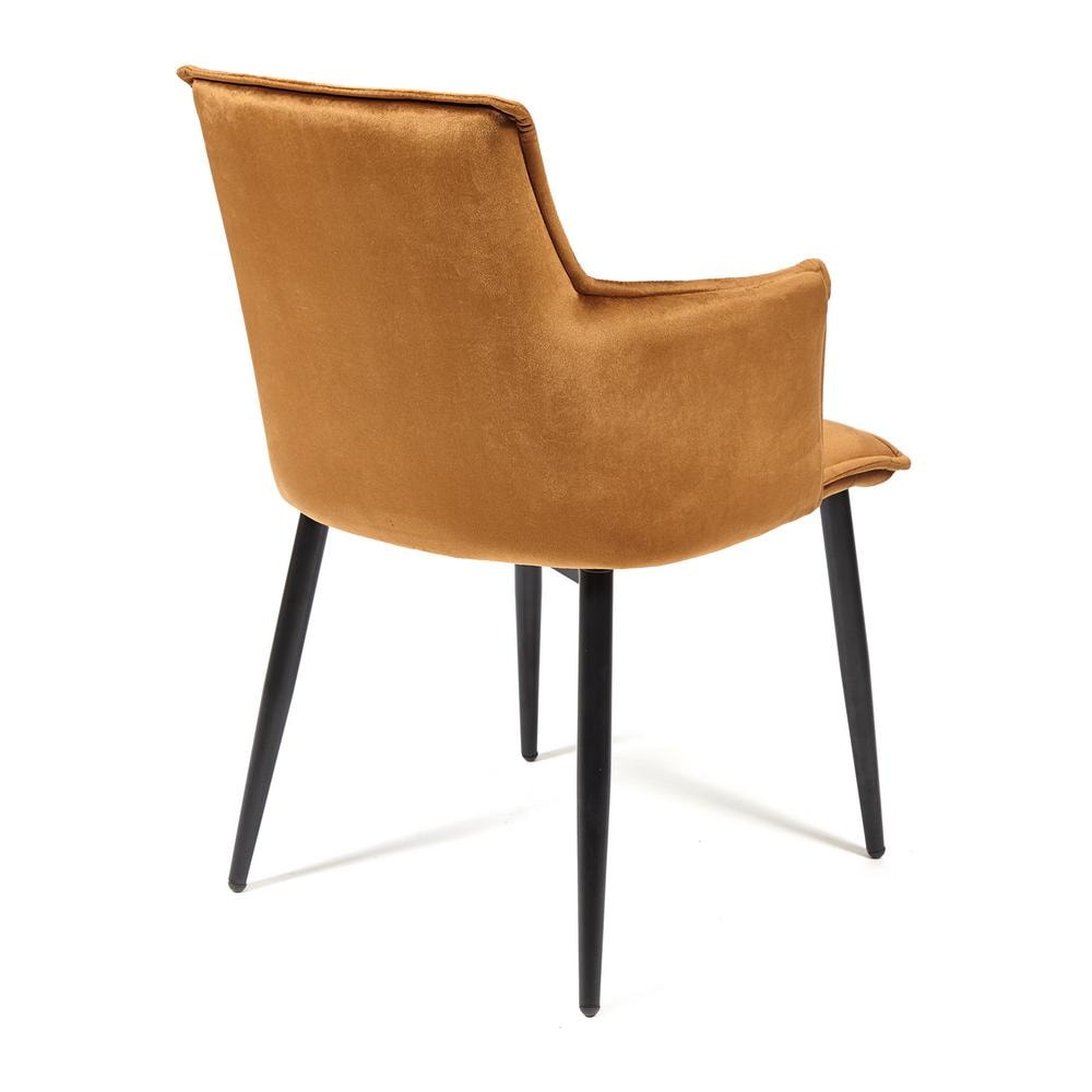 Кресло TC коричневое 55х61х85 см, цвет черный - фото 7