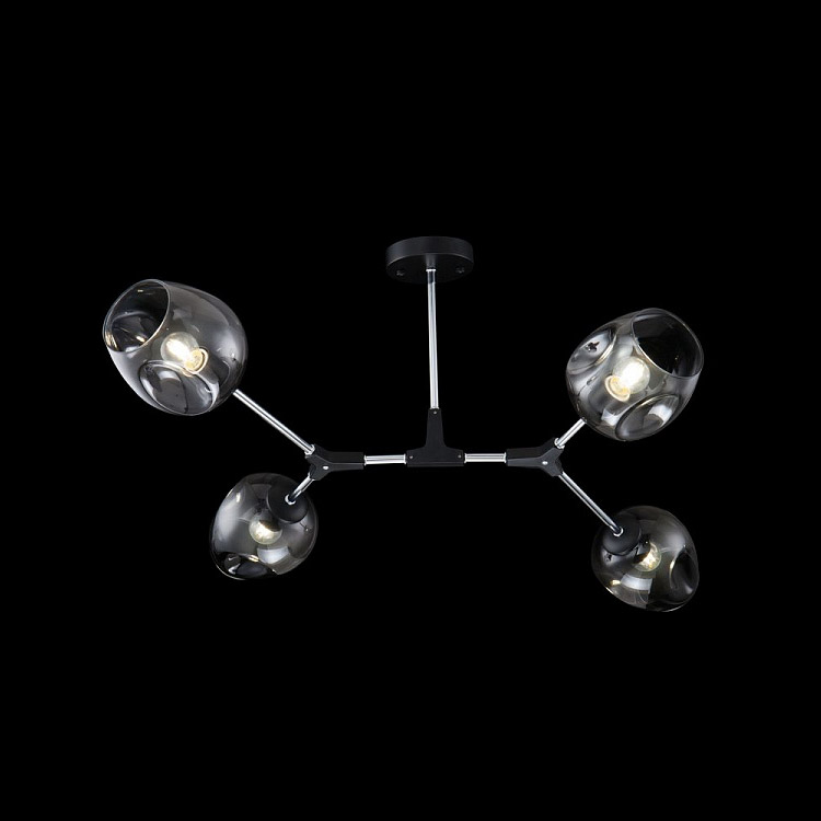 Потолочный светильник Freya Desi FR5006CL-04B, цвет черный - фото 2