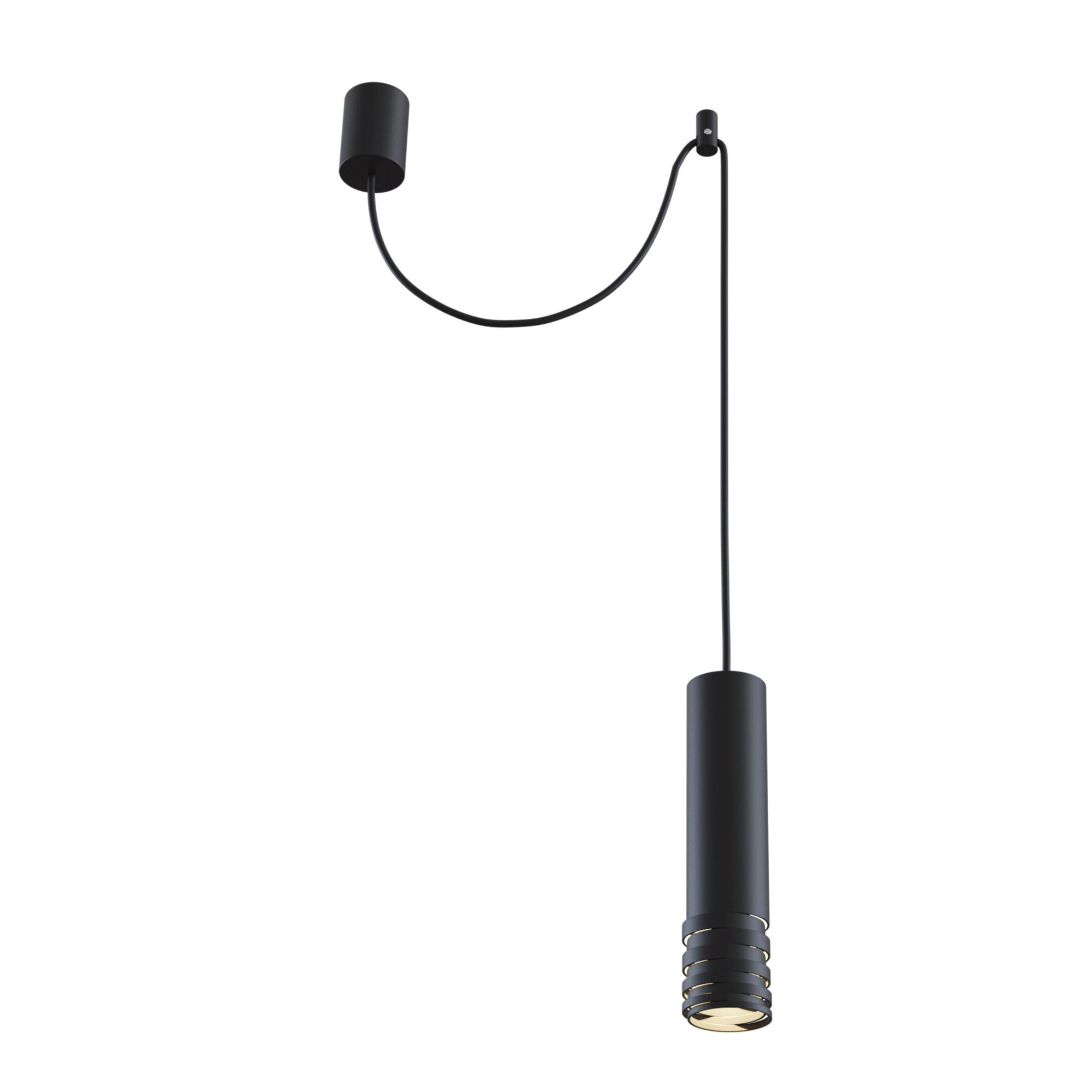 Подвесной светильник Maytoni Kinzo P025PL-01B, цвет черный - фото 1