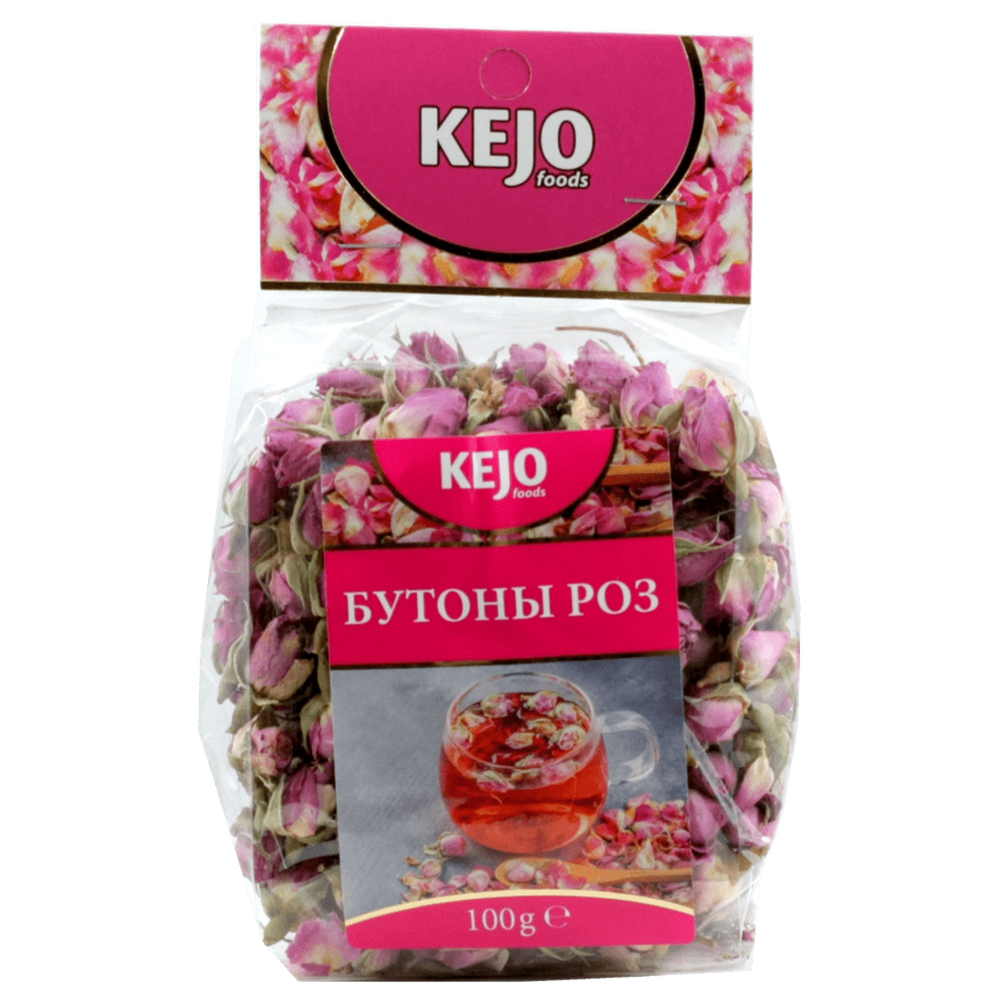 Чайный напиток Kejo Foods Бутоны роз 100 г чайный напиток иван чай капорский time листовой с медом пирамидки в саше 2 г х 20 шт