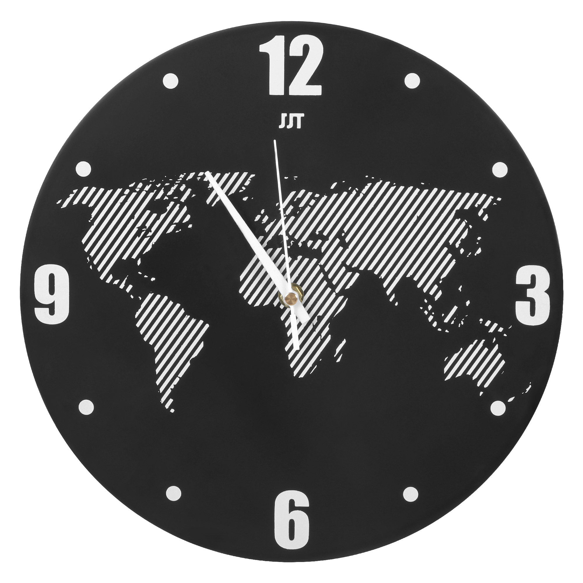 Часы настенные JJT Карта мира 29х29 см часы электронные настольные будильник термометр с проекцией зеленые цифры 19 2х6 5см