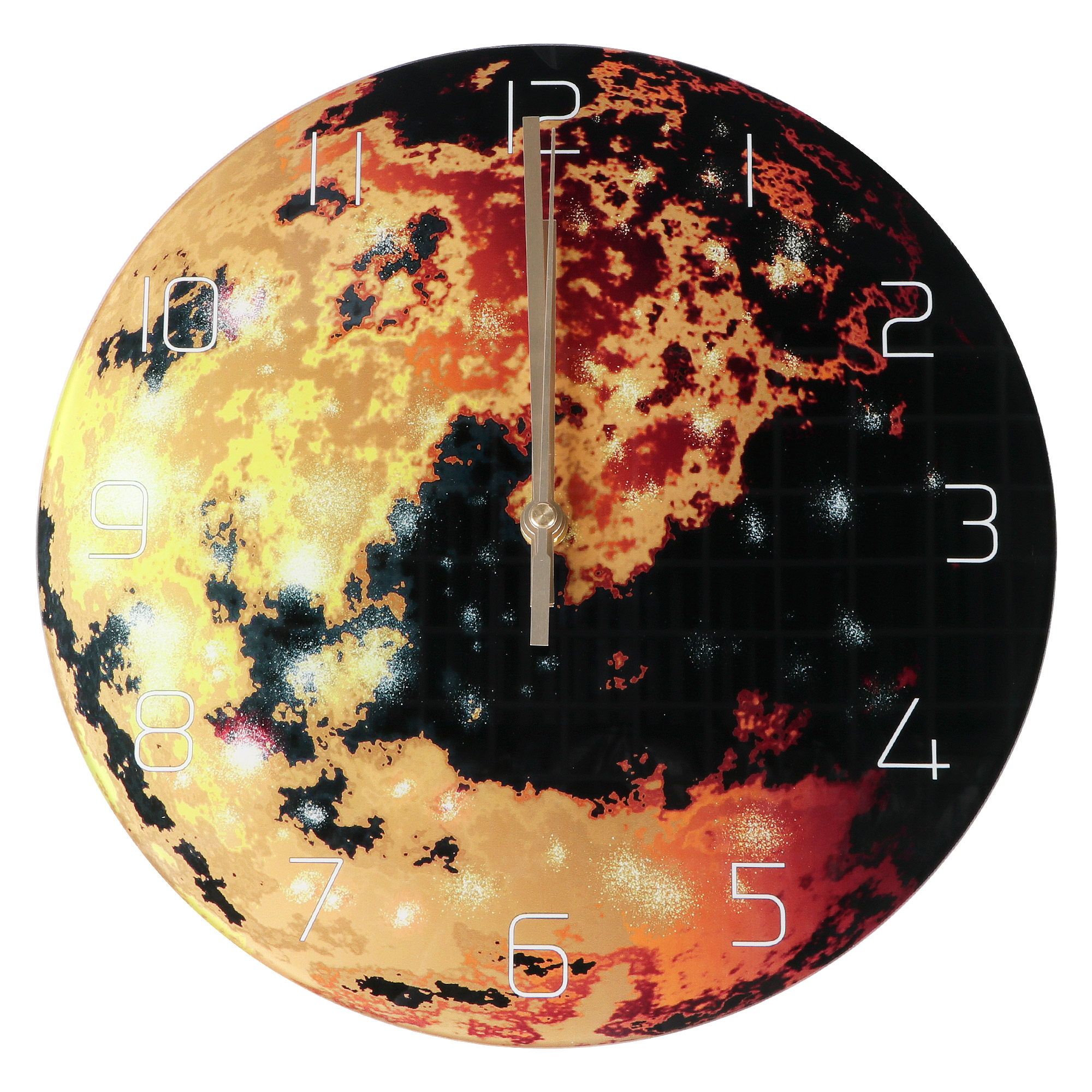 Часы настенные JJT Экзопланета 29,5х29,5 см часы настенные электронные будильник календарь термометр гигрометр 1 cr2032 d 25 см