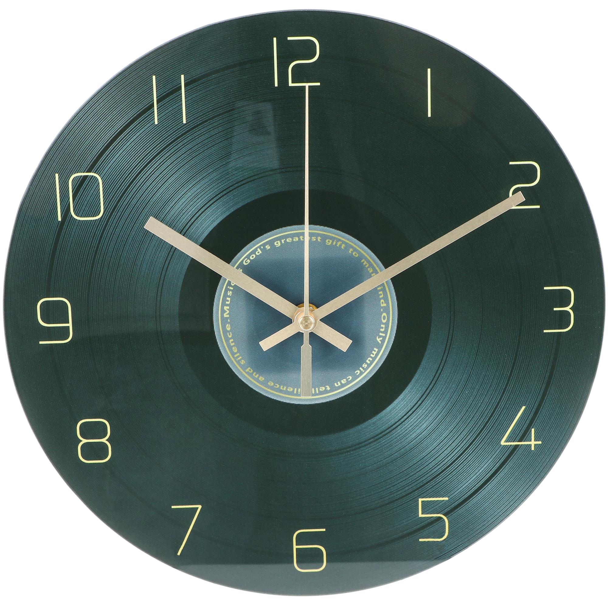 Настенный часы JJT пластинка 29,5х29,5 см часы электронные настольные будильник термометр с проекцией зеленые цифры 19 2х6 5см