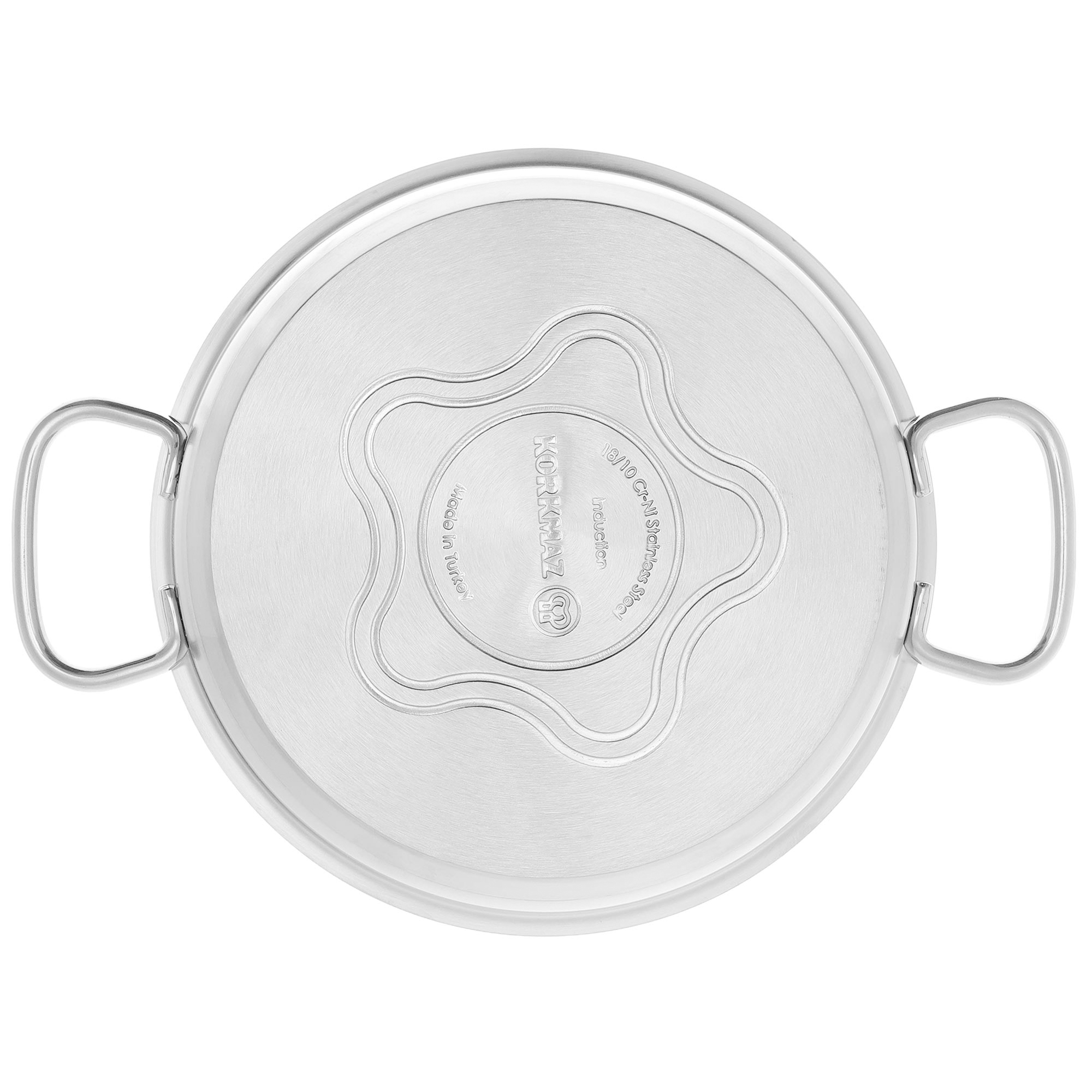 Сковорода для паэльи Korkmaz Proline 28 см, цвет серебристый - фото 12