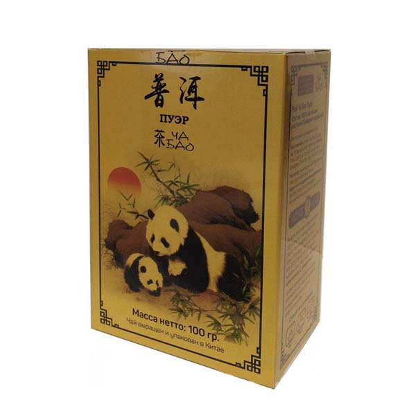 Чай черный Ча Бао Пуэр 100 г цена и фото