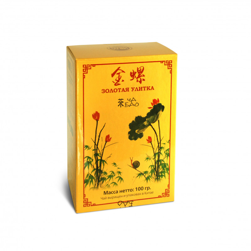Чай красный Ча Бао Золотая улитка 100 г чай зеленый ча бао молочный улун 100 г