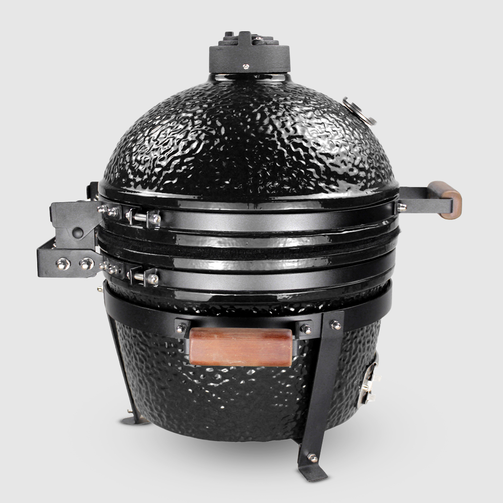 фото Барбекю гриль керамический мини steel egg bbq 55x55x55 см