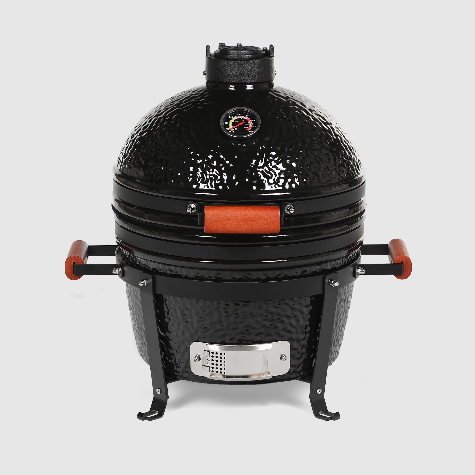 

Барбекю гриль керамический мини Steel Egg BBQ 55x55x55 см, Черный