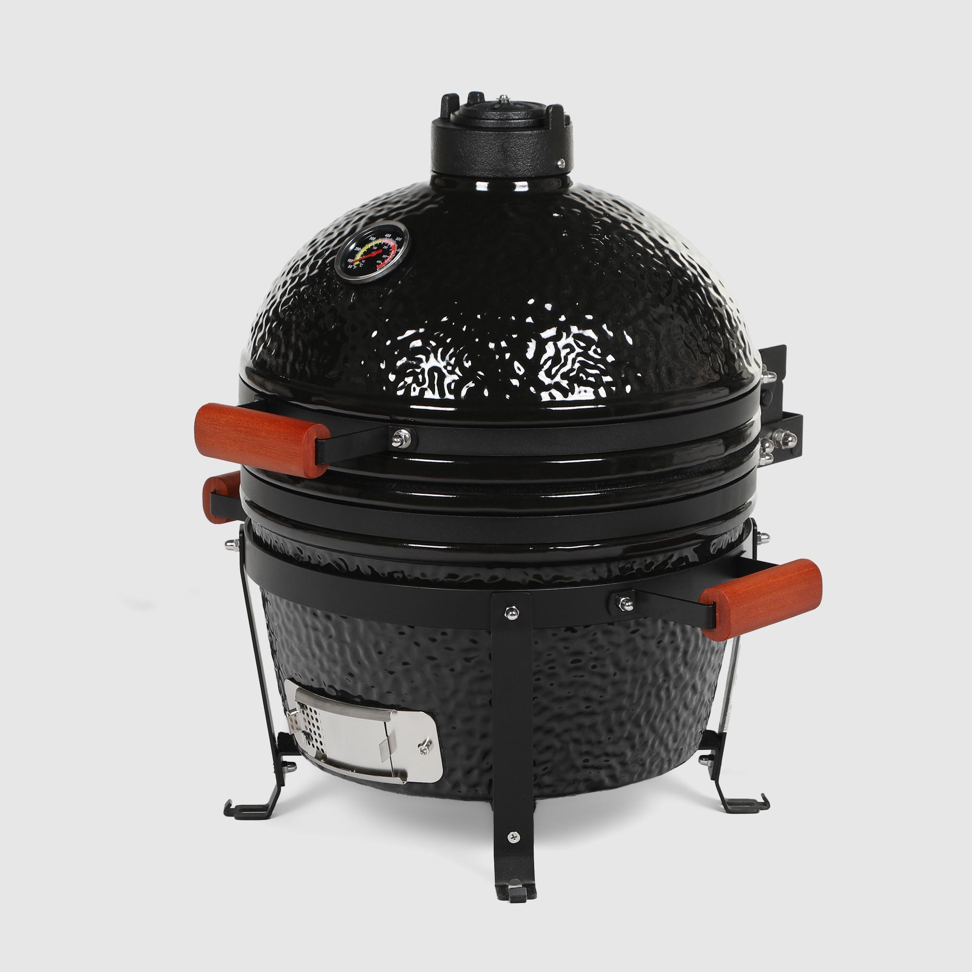 Барбекю гриль керамический мини Steel Egg BBQ 55x55x55 см Вид№2