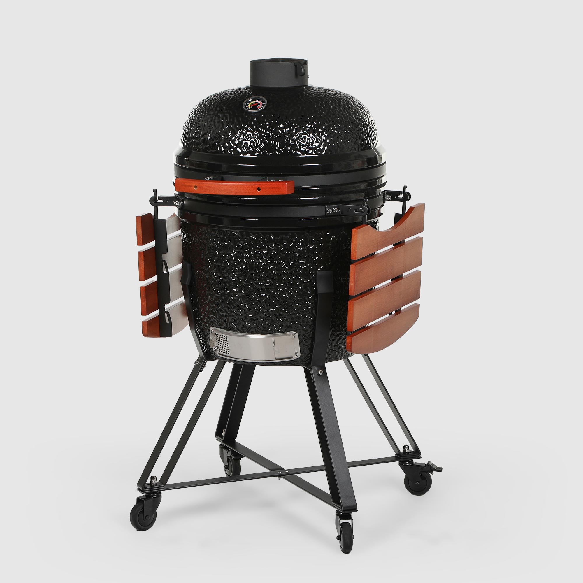 Барбекю гриль керамический Steel Egg BBQ 127x75x115 см Вид№3