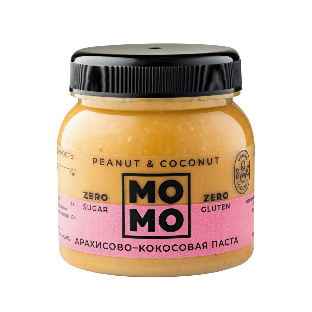 Паста арахисовая МОМО Peanut&Coconut с кокосом 250 г