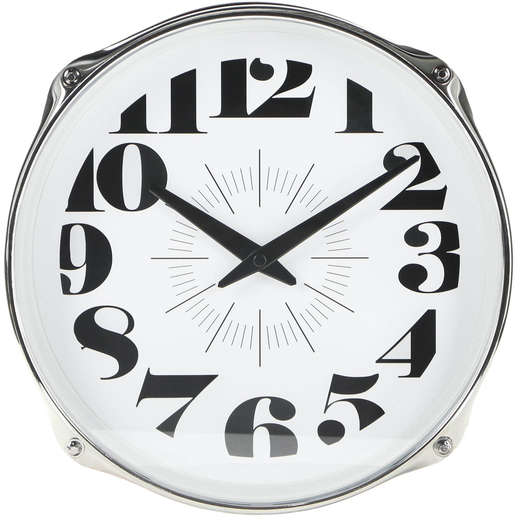 Часы настенные IsTime Drum красные 27,5х16,7х27,5 см часы электронные настенные с будильником 33 7 х 11 4 х 4 5 см красные цифры