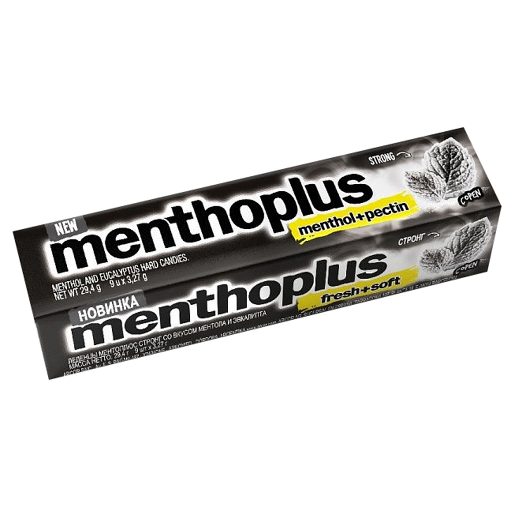 Леденцы Menthoplus STRONG  29,4 г леденцы menthoplus vitamin c e с клубничным вкусом 29 4 г