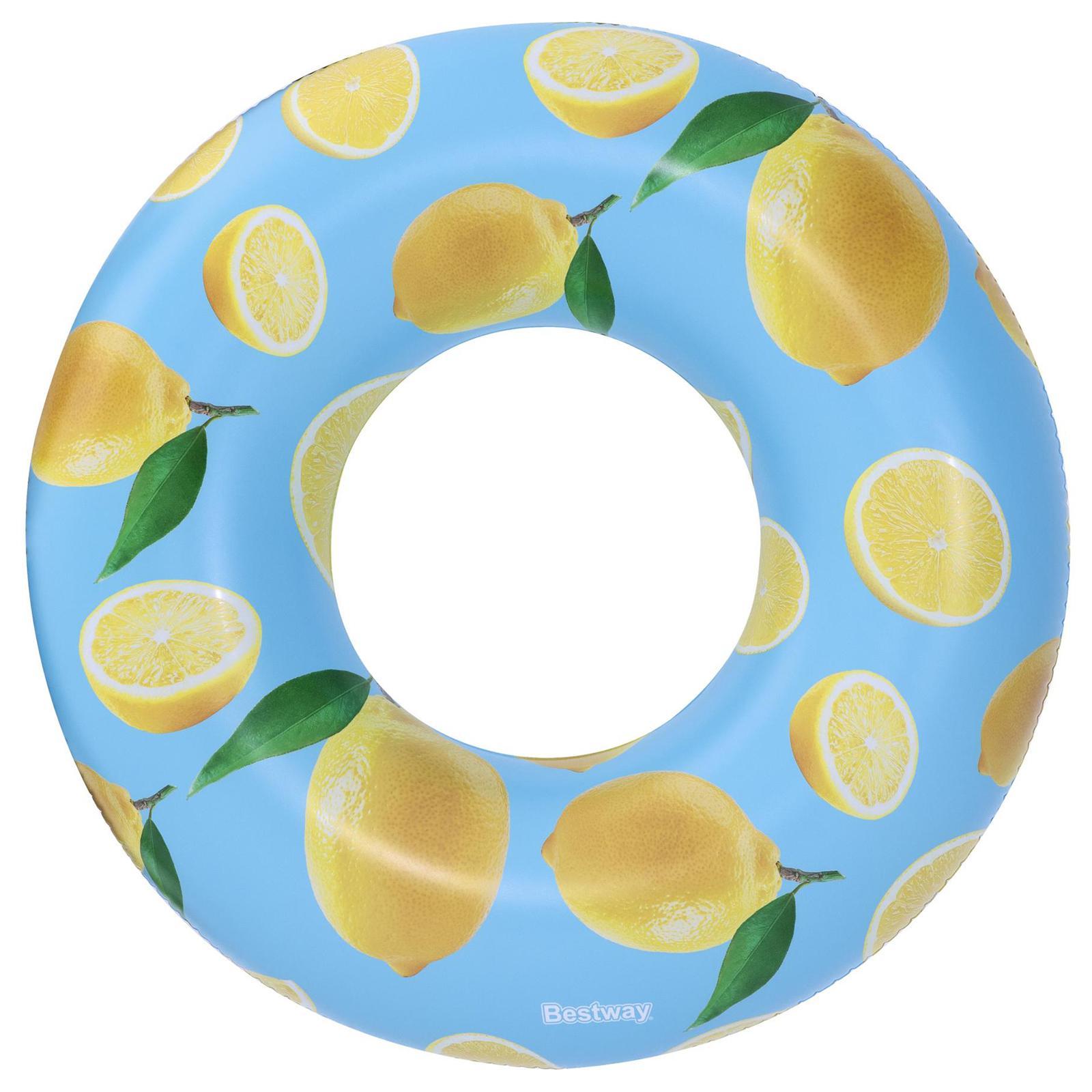Круг для плавания Bestway лимон 119 см круг для плавания bestway tropical sunset 119 см