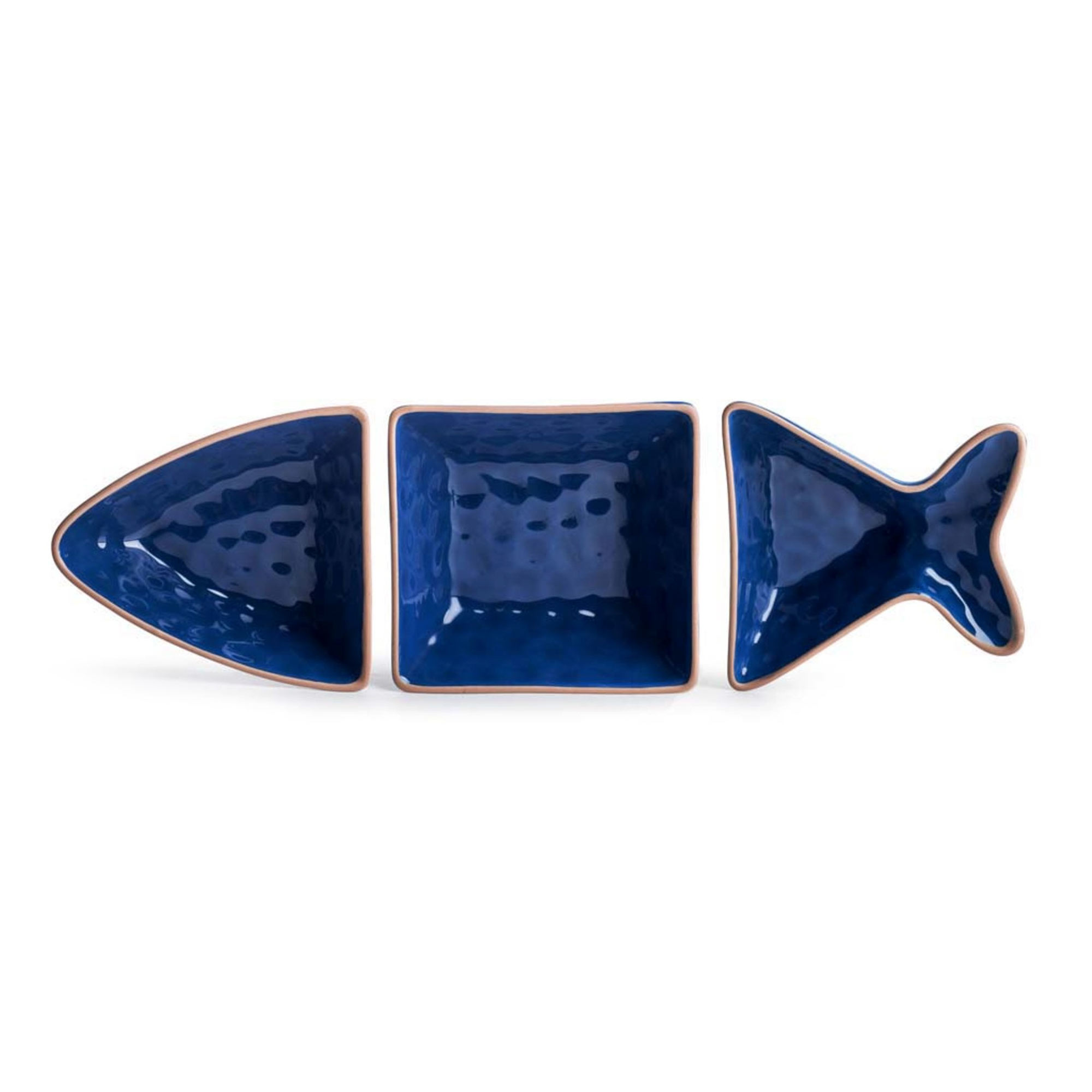 Менажница Sagaform Рыба Kitchen синяя блюдо сервировочное sagaform рыба kitchen малое синее