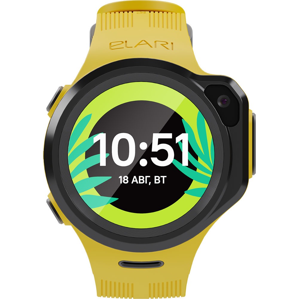 Детские часы Elari KidPhone 4GR T065793 Yellow цена и фото