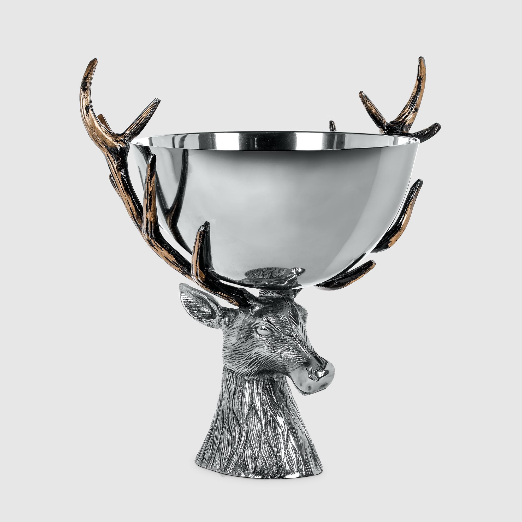 

Миска Universal Ark Reindeer декоративная 58003, Серебристый
