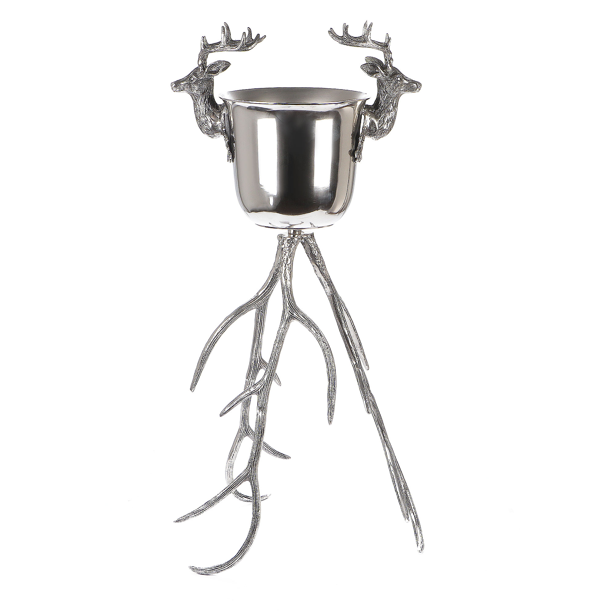 Ведро Universal Ark Reindeer для охлаждения напитков (58011), цвет серебряный