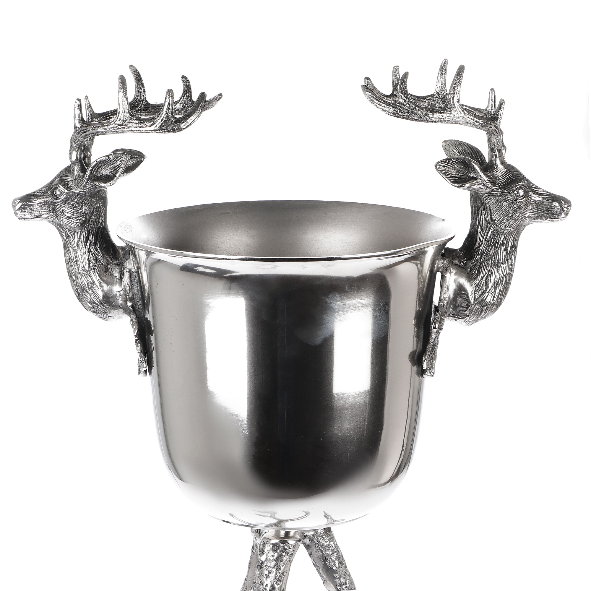 Ведро Universal Ark Reindeer для охлаждения напитков (58011), цвет серебряный - фото 2