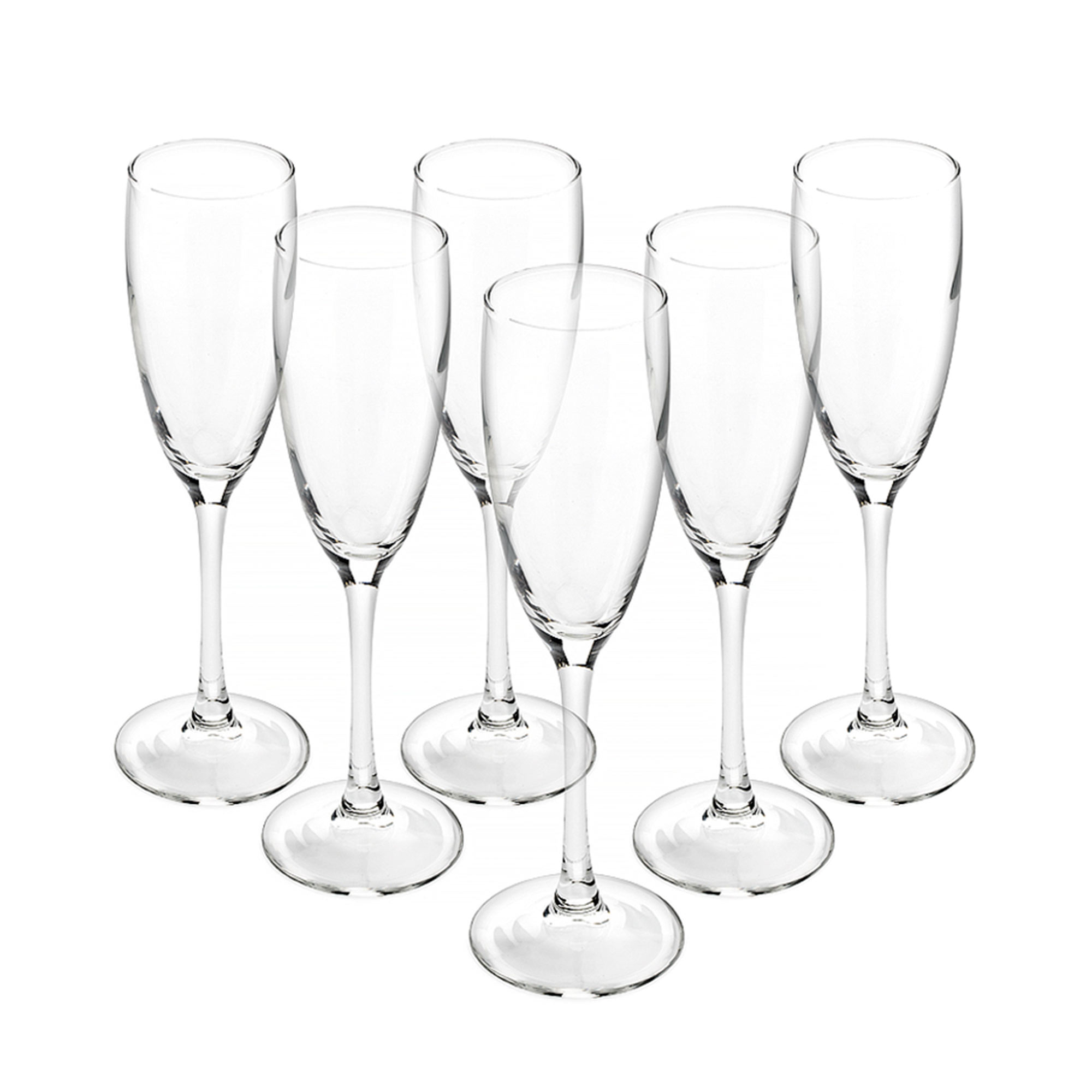 Набор бокалов для шампанского Luminarc Signature/Эталон 170 мл 6 шт коробка жестная в форме бутылки шампанского