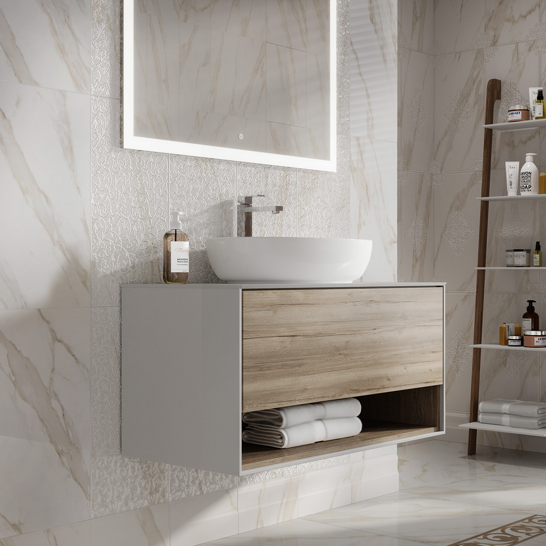 фото Плитка kerama marazzi карелли светло-бежевый 11195r 30x60 см