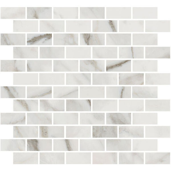 Декор Kerama Marazzi Буонарроти Белый мозаичный MM13105 32х30 см