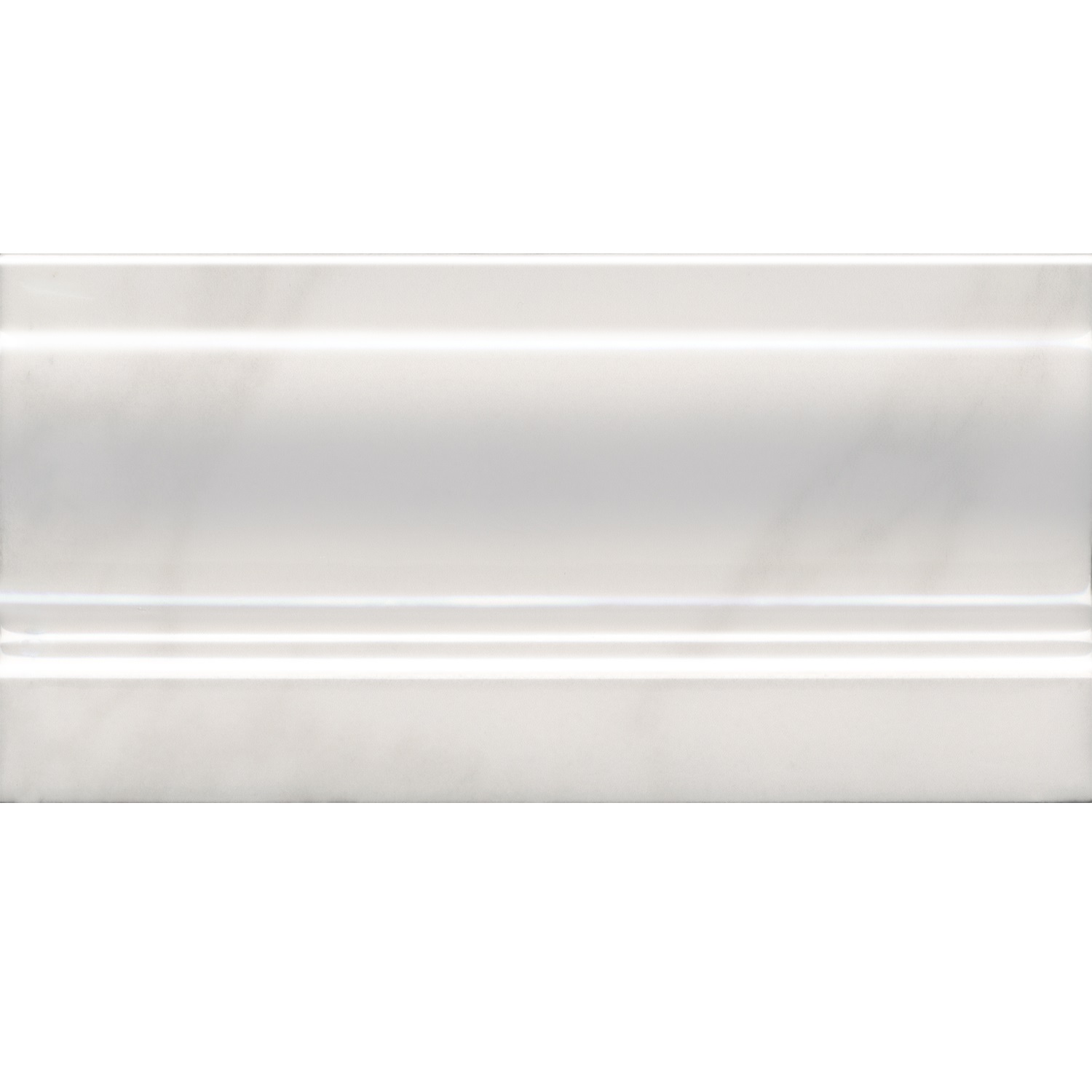 Плитка Kerama Marazzi Висконти плинтус белый FMD020 20x10x1,3 см - фото 1