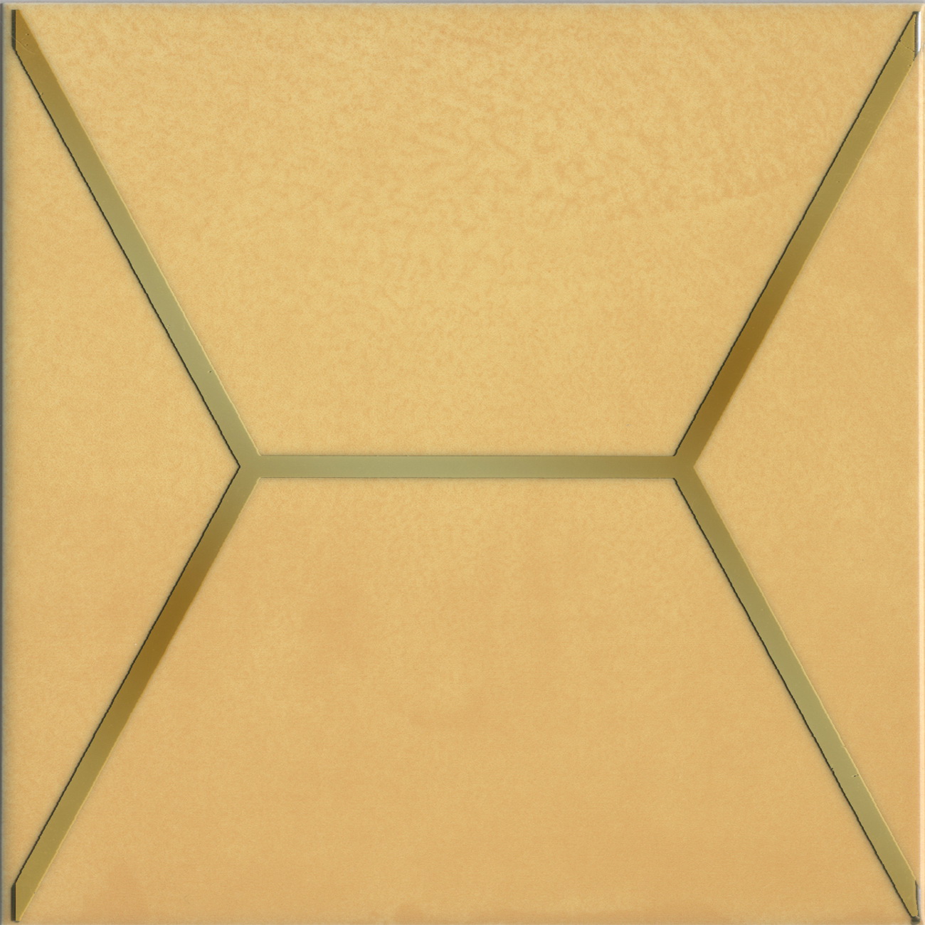 Декор Kerama Marazzi Витраж желтый OP\B181\17064 15х15 см панно синдикат керамики рим желтый 4 элемента 60x120 см
