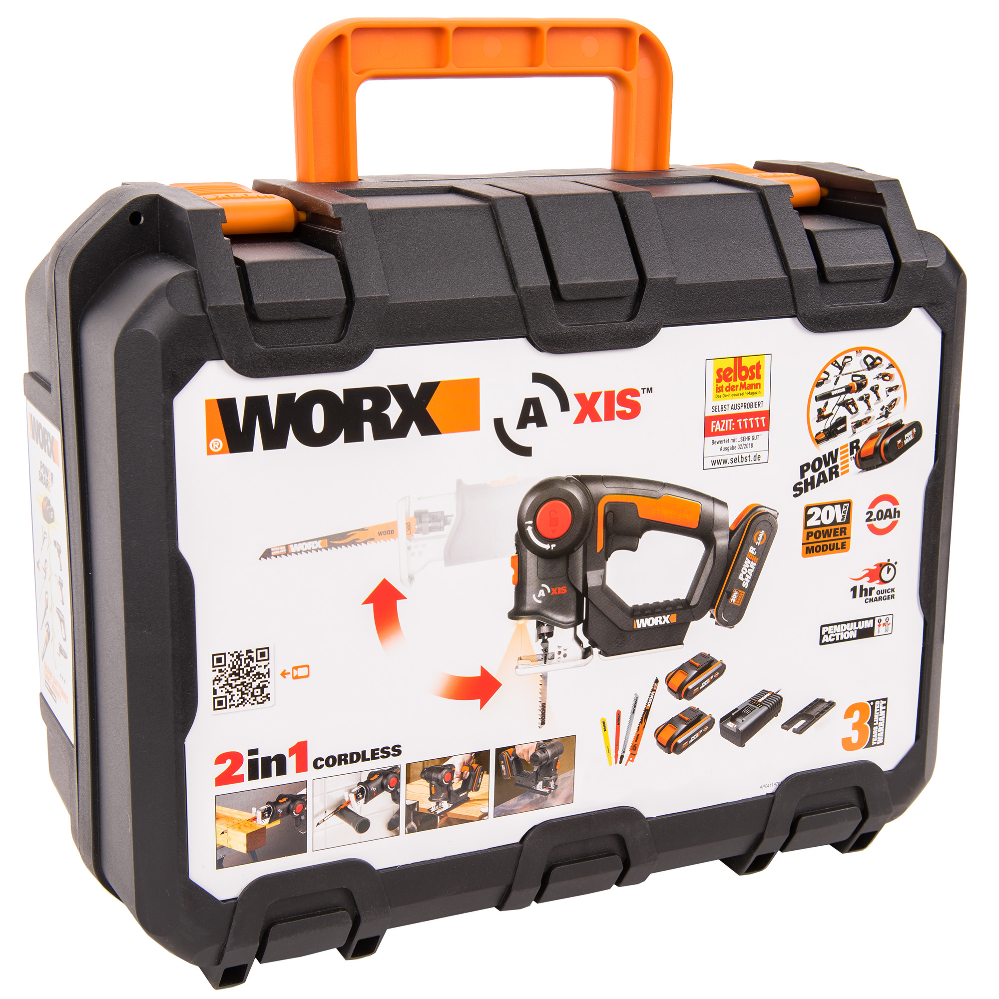 фото Лобзик-сабельная пила worx wx550