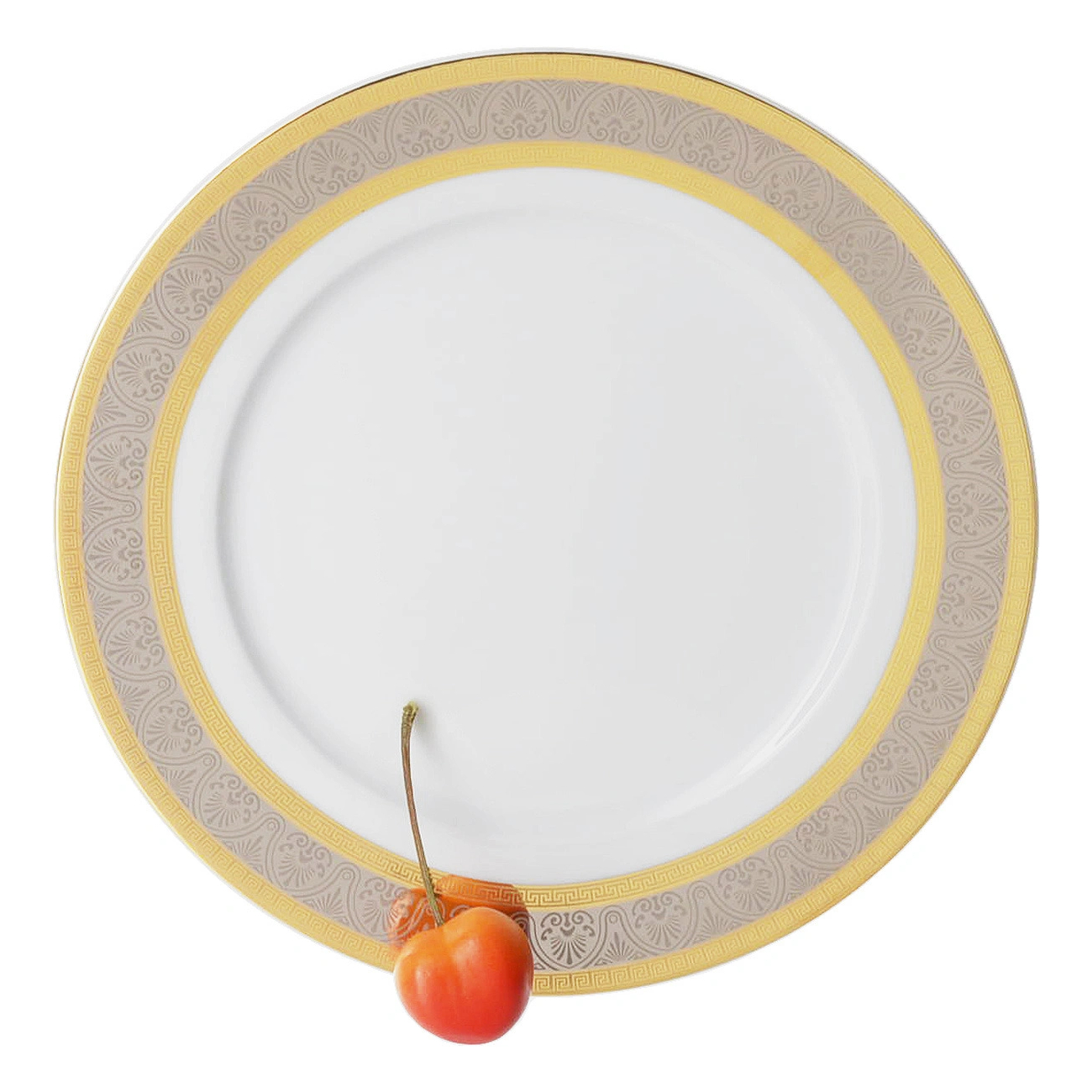 тарелка десертная noritake трефолио золотой кант 16 5см Тарелка десертная Thun Opal 19 см широкий кант