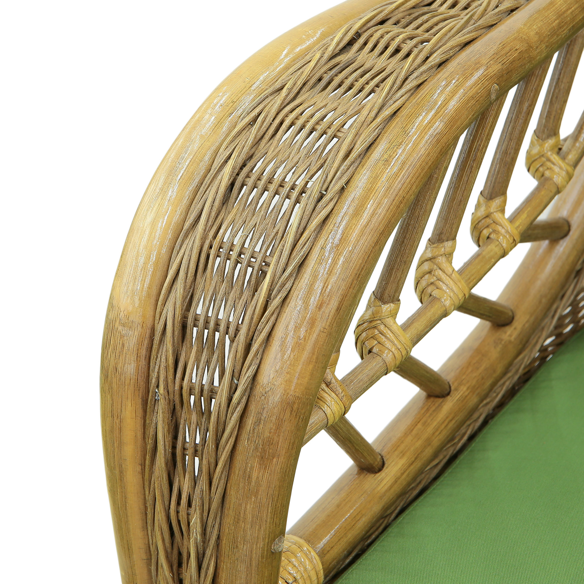Кресло-качалка Rattan grand brown с подушками, цвет коричневый - фото 8