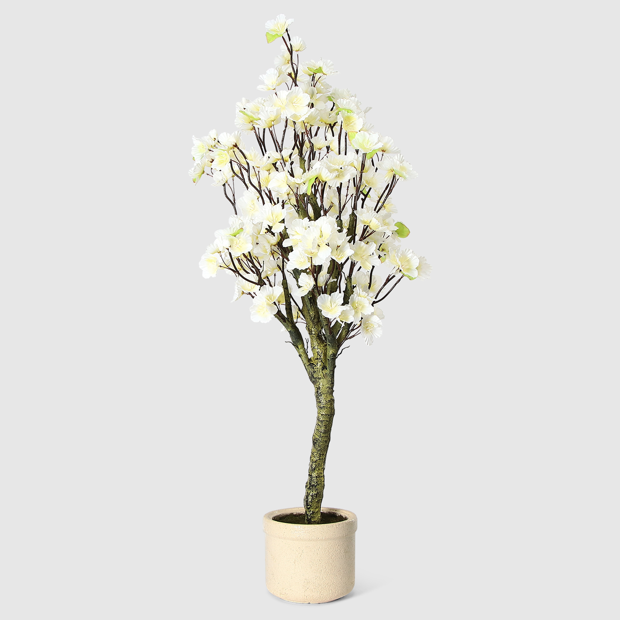 Композиция Конэко-О белая из искусственных цветов 12 шт подвесная гирлянда из искусственных цветов