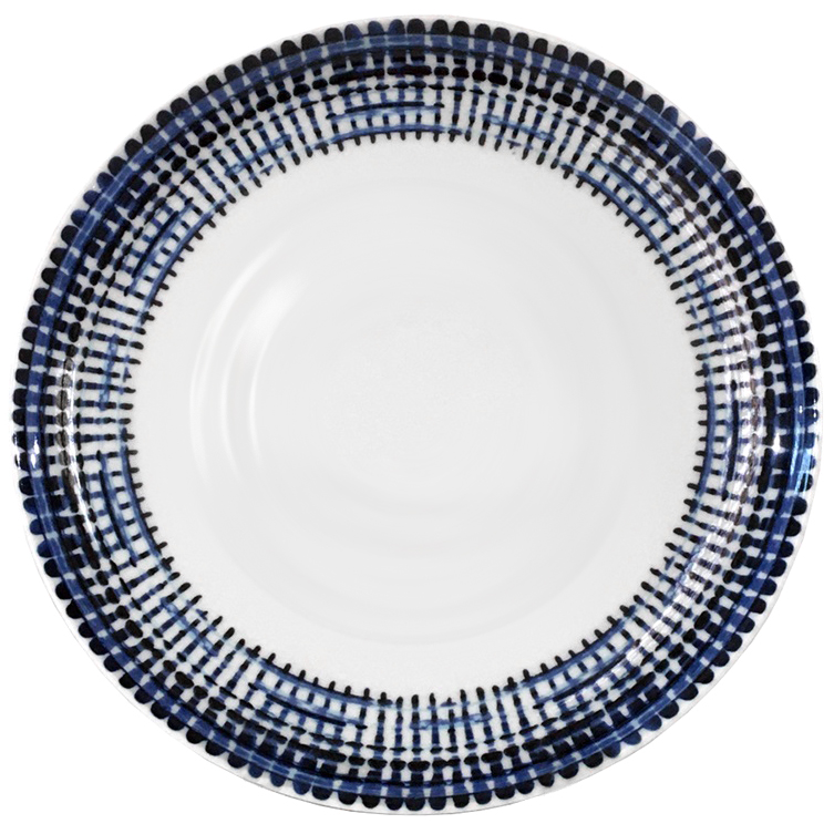 Тарелка мелкая Thun Tom Синий орнамент 26 см чашка с блюдцем thun karlovarsky por мария луиза 155мм синий декор